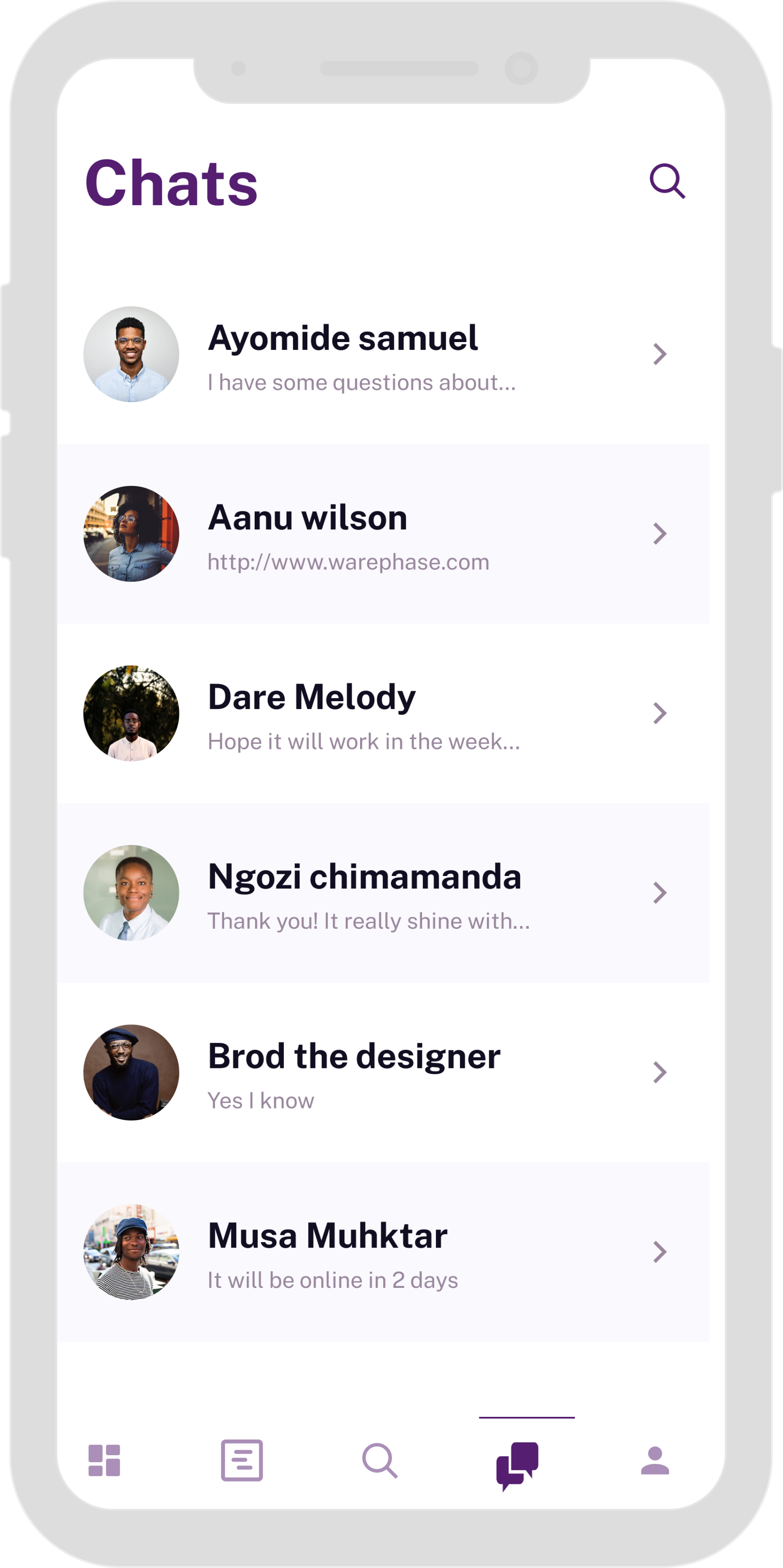 Chat App Interface